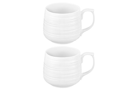 Набор 2 кружек 500 мл 13,5*10*9 см Шелк, фарфор - Elan gallery фото 4