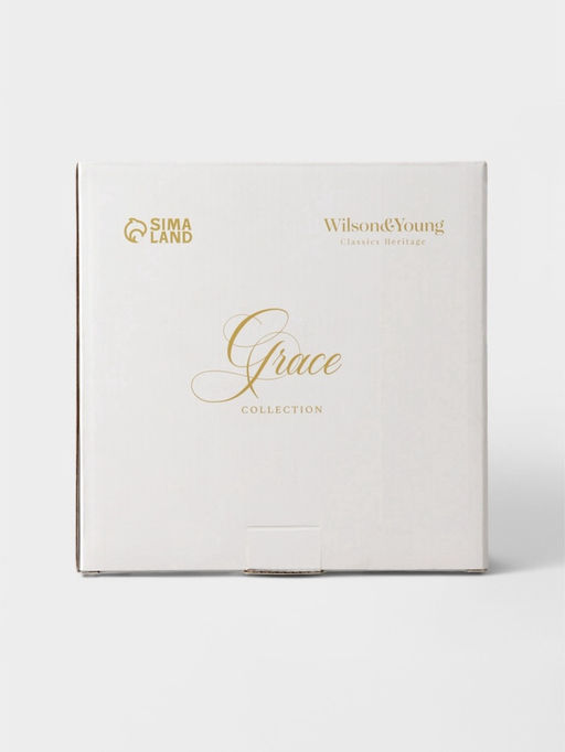 Тарелки WY Grace, d=20.5 см, набор 2 шт., фарфор, белые
