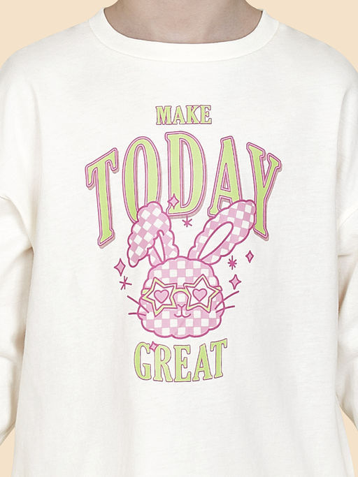 PELICAN, пижама для девочек, Молочный  фото 2