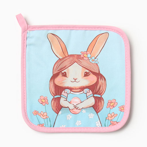 Набор кух. Этель Светлая пасха варежка-прихватка 20х28см, прихватка 19х19см,100% хл  фото 4