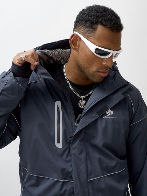 Горнолыжный костюм мужской зимний темно-серого цвета 383TC - Mtforce фото 19