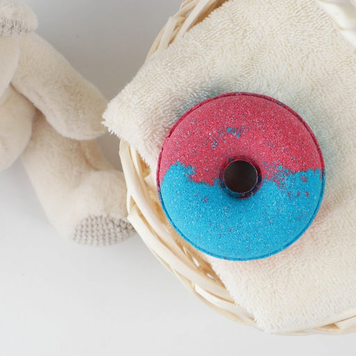 Бурлящий пончик детский с ароматом бабл-гам, 110 г - Чистое счастье фото 3