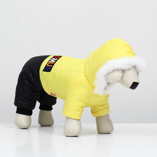 Комбинезон Пушок, размер S (ДС 25 см, ОГ 37, ОШ 28 см), жёлтый - Simaland фото 3