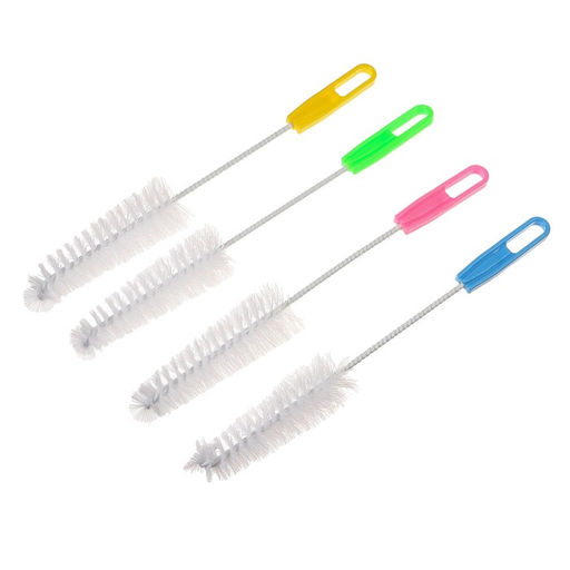 Набор ершиков, 4 шт, по уходу за детскими бутылочками и сосками, цвет МИКС, Крошка Я, 18 см 98789  фото 2