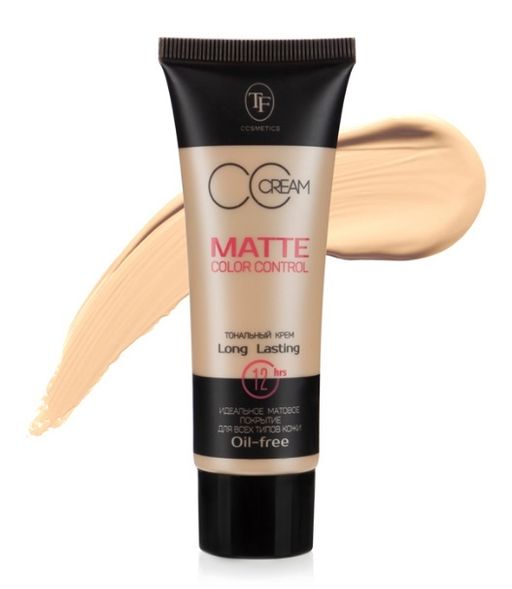 TF Крем тон "MATTE COLOR CONTROL" тон 901 розово-бежевый CTW09