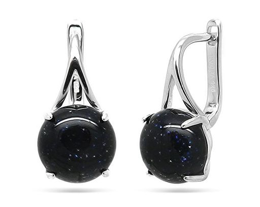 Серьги, авантюрин, МЦВ51