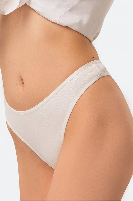 Женские трусы-стринги в рубчик 5 шт. Nicoletta  фото 9