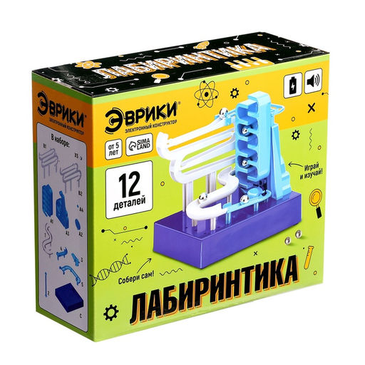 Электронный конструктор Лабиринтика, звуковые эффекты, 12 деталей - Эврики фото 6