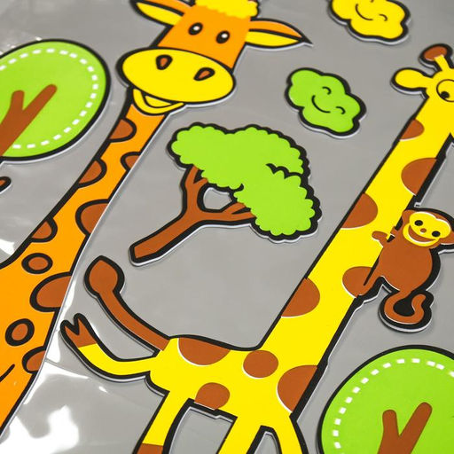 Наклейка интерьерная EVA «Жирафы», 79×49 см