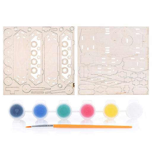 Конструктор из дерева.Техника Танк - Lori фото 2