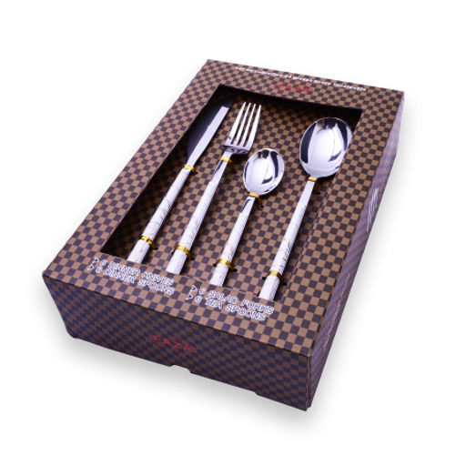 12047 Набор столовых приборов на 6 персон 24 пр подар/упаковка MB (х12) - Mayer&boch фото 5