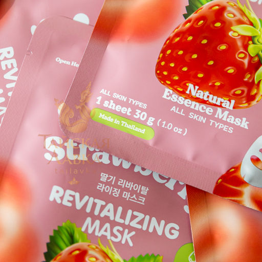 Маска для Лица Тканевая Возрождающая Клубника JOJI
30 гр - Cathy doll фото 2