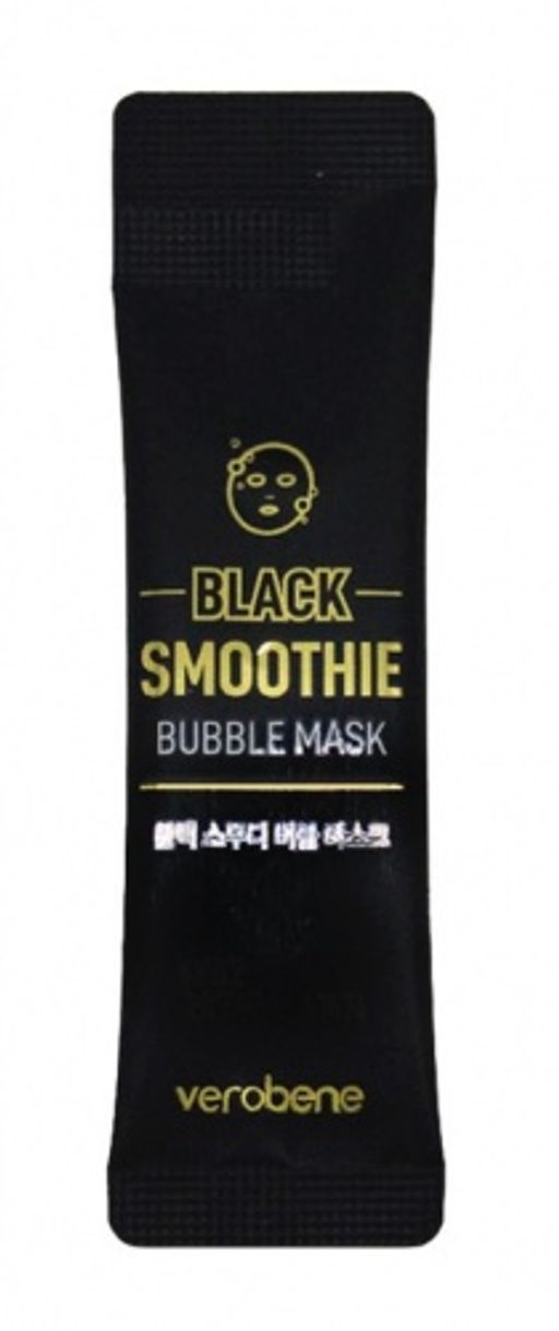 Маска смузи кислородная с углем Verobene Black Smoothie Bubble Mask, 5g