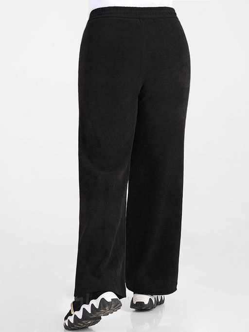 Брюки из вельвета на резинке повседневные женские - Almond фото 7