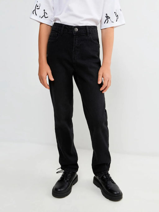 20140440002, Брюки джинсовые детские для мальчиков Deimos черный