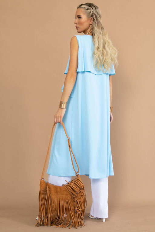 Туника Притягивай лучшее (голубой) - Эльза фото 6