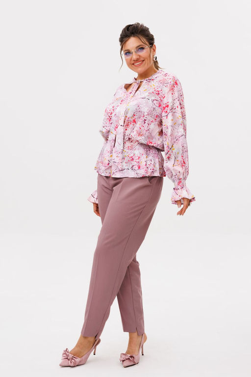 Блуза ANELLI 1694 фьюжен фуксия