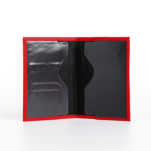 Подарочный набор, ремень с винтом, картхолдер на телефон, обложа для паспорта, футляр для очков, цвет красный - Simaland фото 8