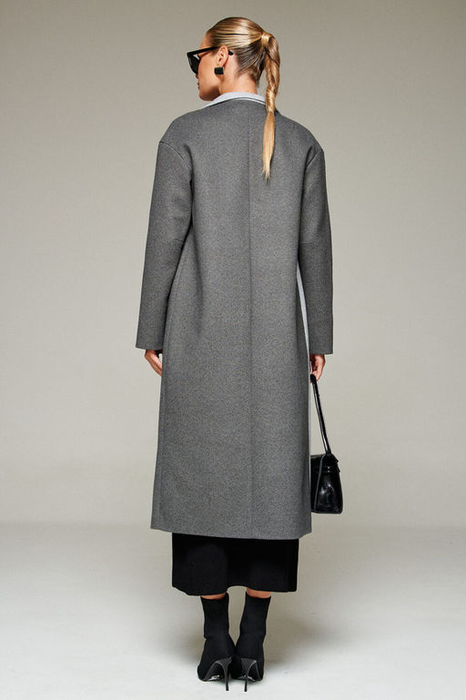 Пальто Beautiful Free 7014 серо-графитовый