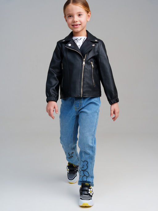 PlayToday / Куртка из экокожи для девочки  фото 2