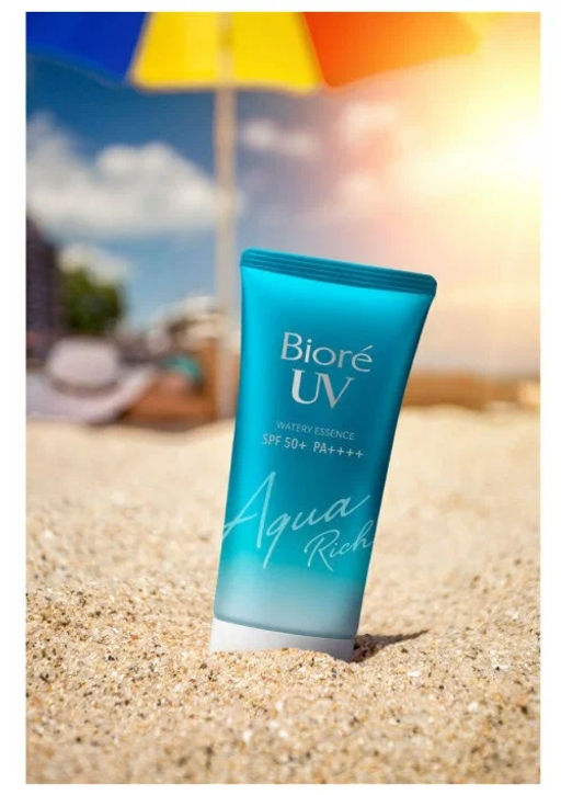Солнцезащитный крем флюид Biore UV Aqua Rich SPF 50+ Биоре  фото 2