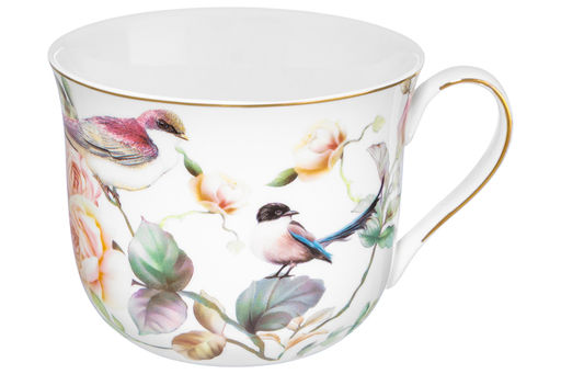Чайная пара 2 пр. 380 мл 13*10*8,5 см Певчие птички NEW BONE CHINA, фарфор - Elan gallery фото 4