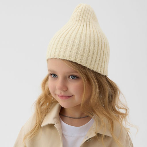 Шапка детская MINAKU, цвет пудровый, размер 50-52