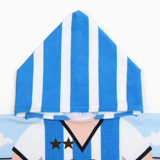 Полотенце-пончо детское махровое Крошка Я Футболист 60*120см, 100% пэ, микрофибра  фото 3