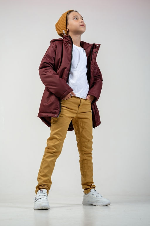 Парка "Рич" для мальчика бордо