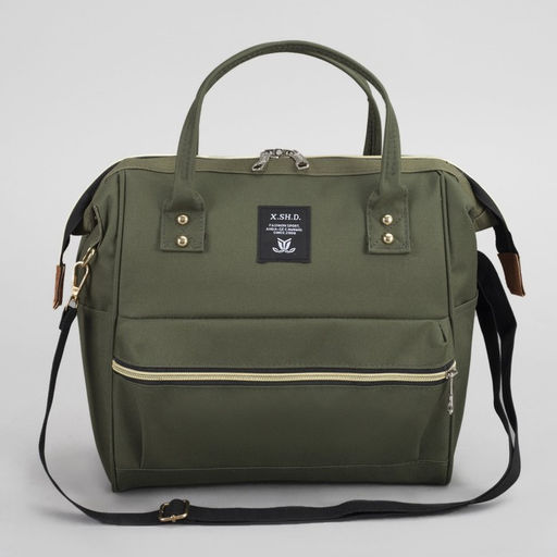 Сумка-рюкзак 2 в 1 на колёсах 18, отдел на молнии, наружный карман, цвет зелёный - Simaland фото 8