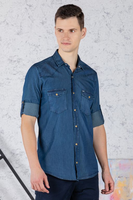 рубашка 
 17.2473-LACIVERT - Tricko фото 3