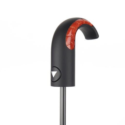 Зонт полуавтоматический Однотон, 3 сложения, 8 спиц, R = 49 см, цвет чёрный - Simaland фото 6