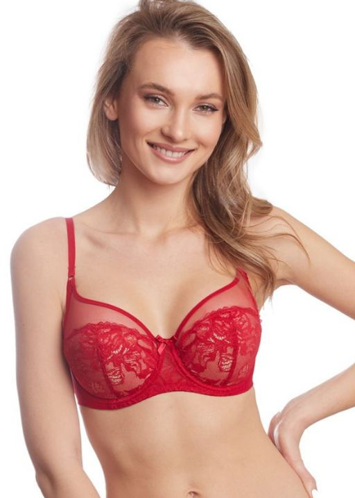 БЮСТГАЛЬТЕР Milavitsa 124930/G64 рубин/нюд  фото 3