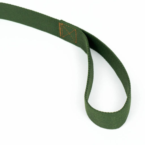 Поводок брезентовый 2 м х 3,5 см, хаки - Пижон фото 3