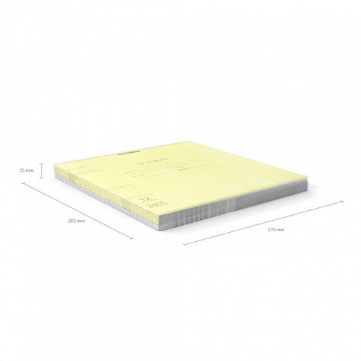 Цена за 10 шт. Тетрадь школьная ученическая с пластиковой обложкой на скобе ErichKrause Классика CoverPrо fizzy, Neon, желтый, А5+, 12 листов, линейка  фото 31