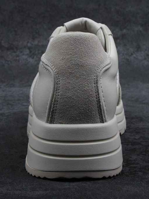 03-A1020-2 LT. BEIGE Кроссовки женские (натуральная кожа, натуральная замша)