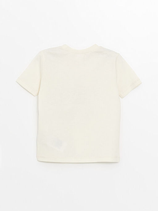 Bisiklet Yaka K?sa Kollu Bask?l? Erkek Bebek Ti??rt - Waikiki фото 3