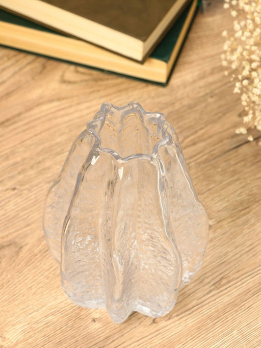 Ваза «Кэли», 21×12×6 см, стекло, прозрачная