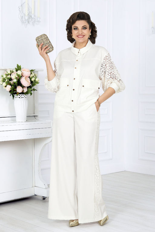 Костюм Ninele 6057 молочный  фото 2