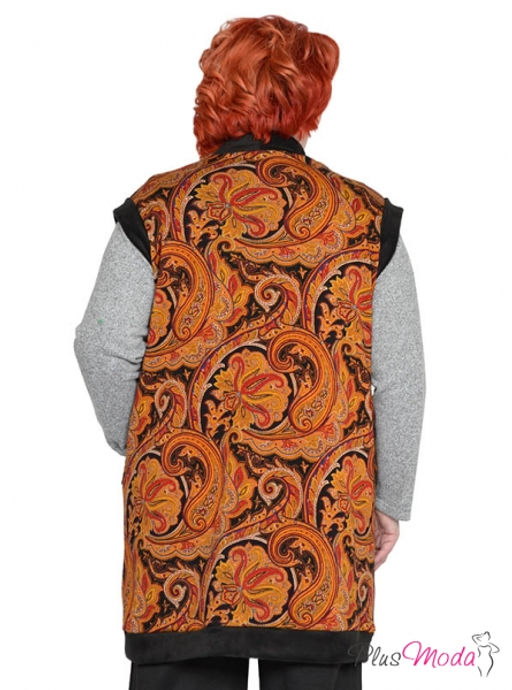 Жилет Модель №1861 размеры 44-84 - Plusmoda фото 3