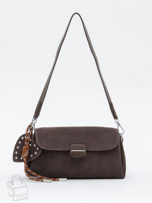 Сумка женская кожаная 6660VG gray Vitelli Grassi