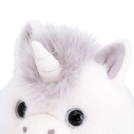 Мягкая игрушка «Единорожка», 12 см, серый