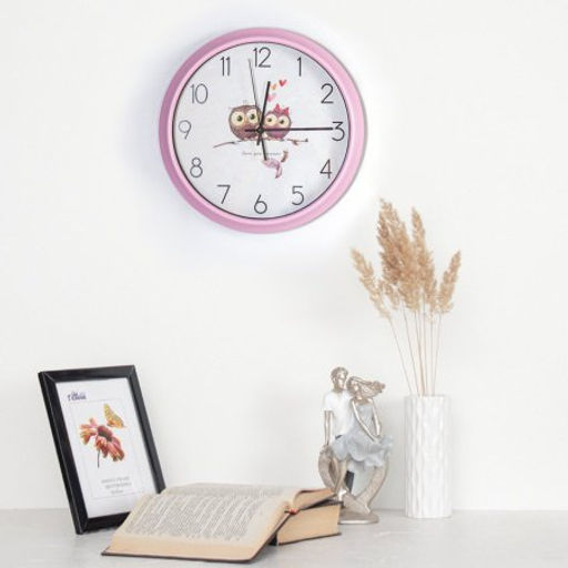 Часы настенные Совушки 26 см / 381-37 /уп 40/ - Галеонтрейд фото 3