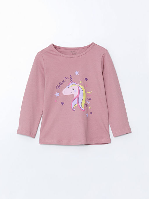 Bisiklet Yaka K?z ?ocuk Pijama Tak?m? - Waikiki фото 2