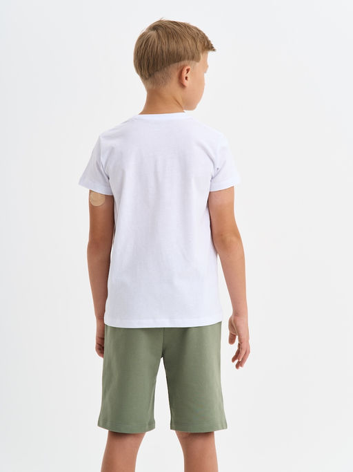 Шорты для мальчика цвета хаки - Kogankids фото 14