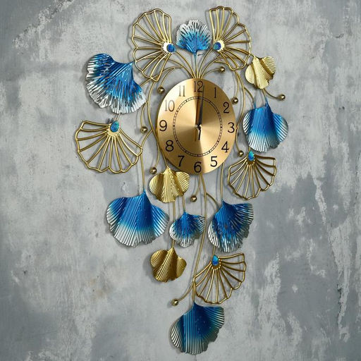 Часы настенные интерьерные «Дилия», серия: Ажур, бесшумные, плавный ход, 59×83 см, d=22 см, от батарейки 1хАА