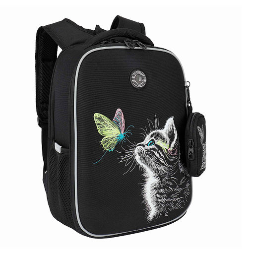 RAw-694-3 Рюкзак школьный с чехлом для мелочей - Grizzly фото 47