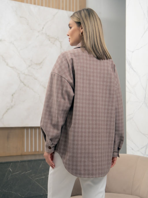 23-017 Рубашка - Вишня фото 5