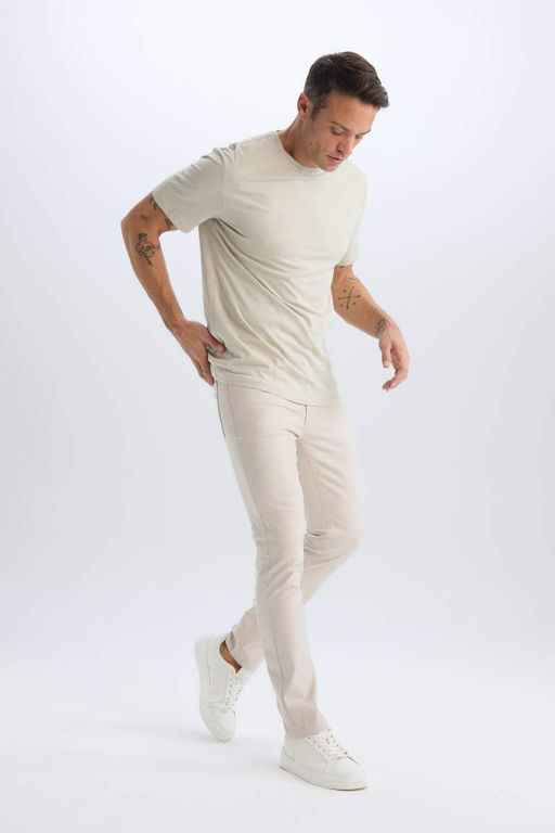 Yazl?k Chino Kanvas Pantolon Slim Fit Dar Kesim Cepli Dar Paca - Defacto фото 2