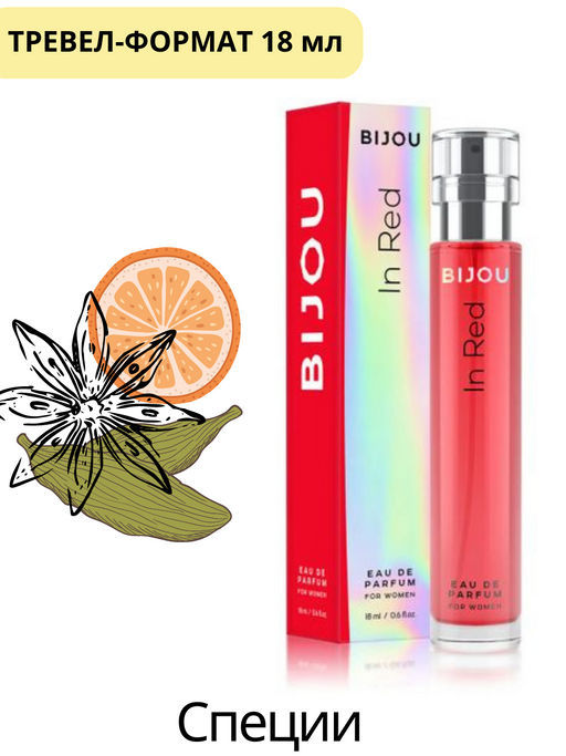 Dilis BIJOU Парфюмерная вода для женщин In red 18 мл